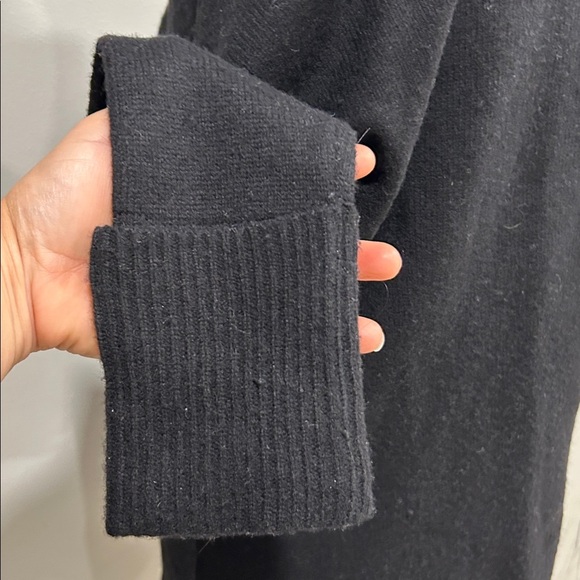 PAIGE Raundi Cold Shoulder Turtleneck Sweater Black XS | - Picture 7 of 11